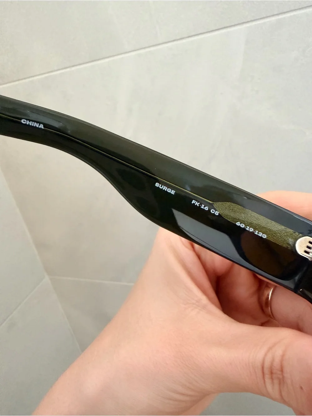 NEW FORK Eyewear Surge FK-16 Sunglasses Green Yellow 60-19-120